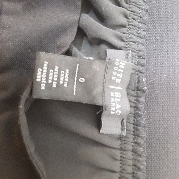 pleated white to black ombre skirt size 0 by White House Black Market - Picture 5 of 6